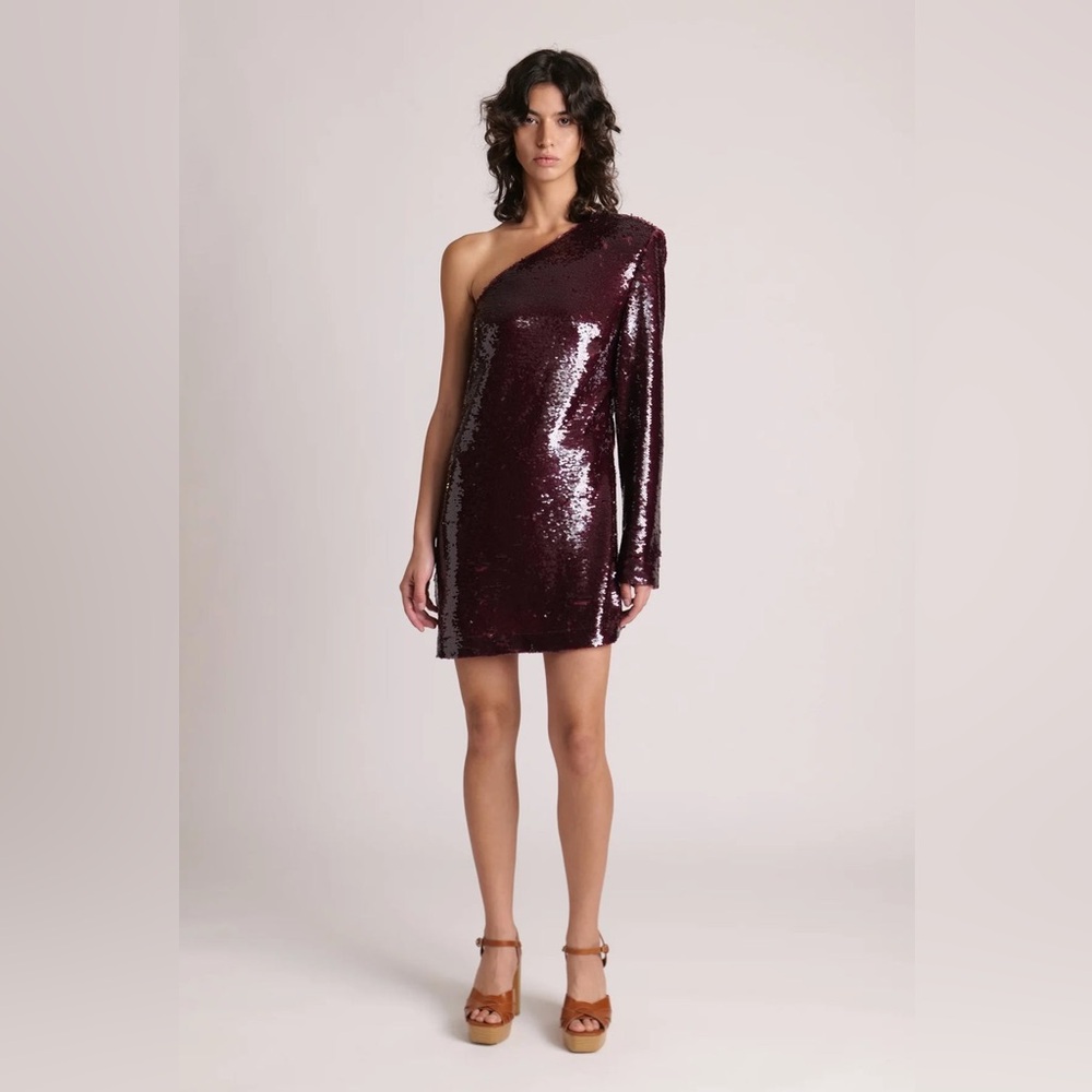 Sabina Musayev | Sherri Burgundy Sequin Dress